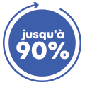 90% icon